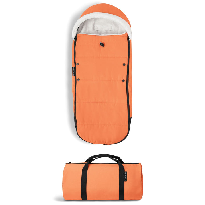 Stokke YOYO Footmuff in Peach, fleece-lined stroller footmuff
