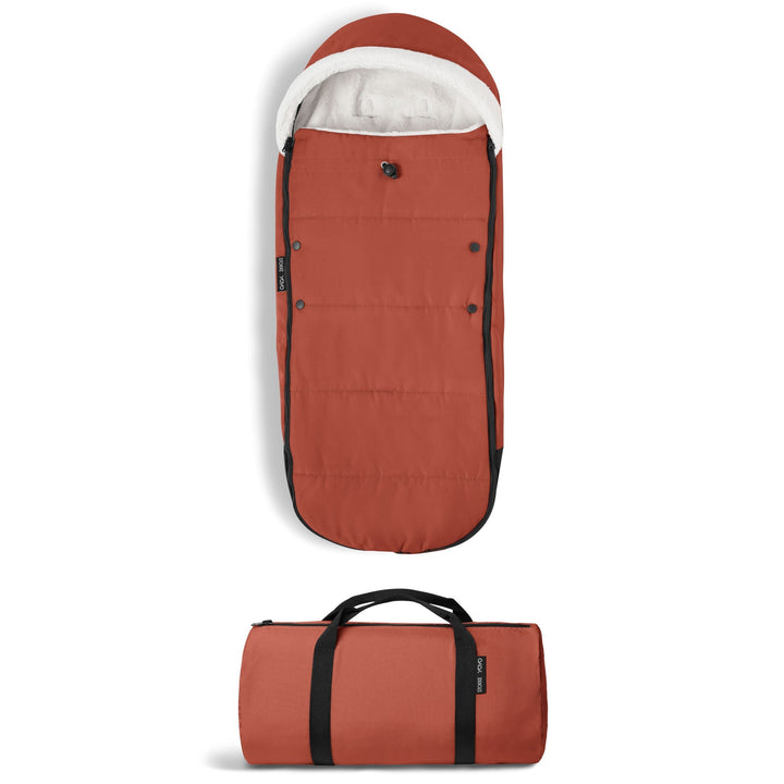 Stokke YOYO Footmuff in Berry, fleece-lined stroller footmuff