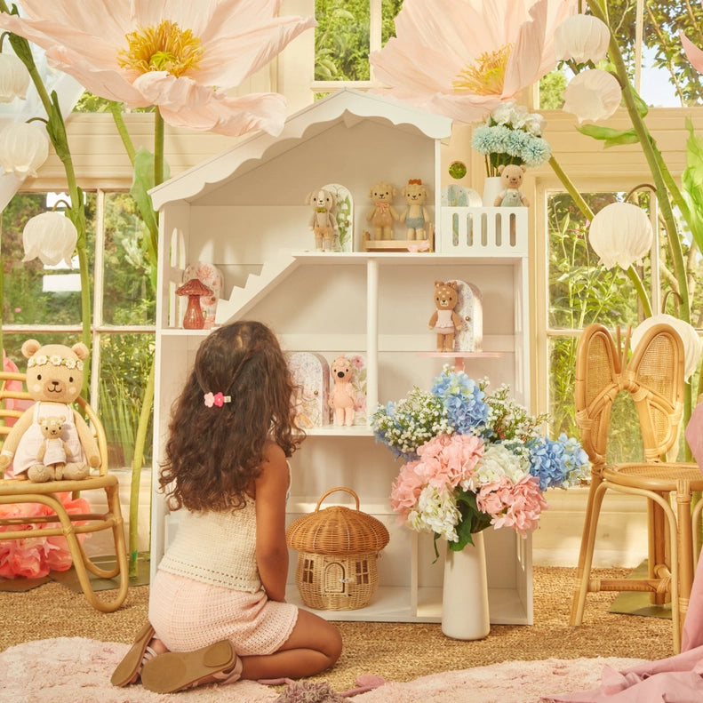 Cuddle + Kind Tiny Animals soft stuffed toy, with an adorable Flamingo plushie crafted with care.