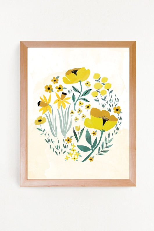 Clementine Kids Buttercup Blossom wall art decor