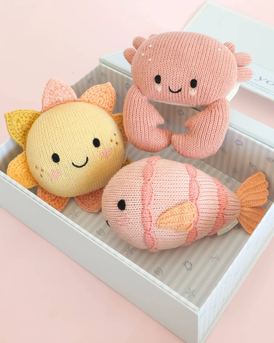 Cuddle + Kind Baby Sunshine handmade fair trade sun plush toy for newborns