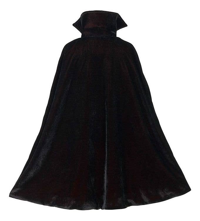 Back of the Souza Dracula Black cape with a collar