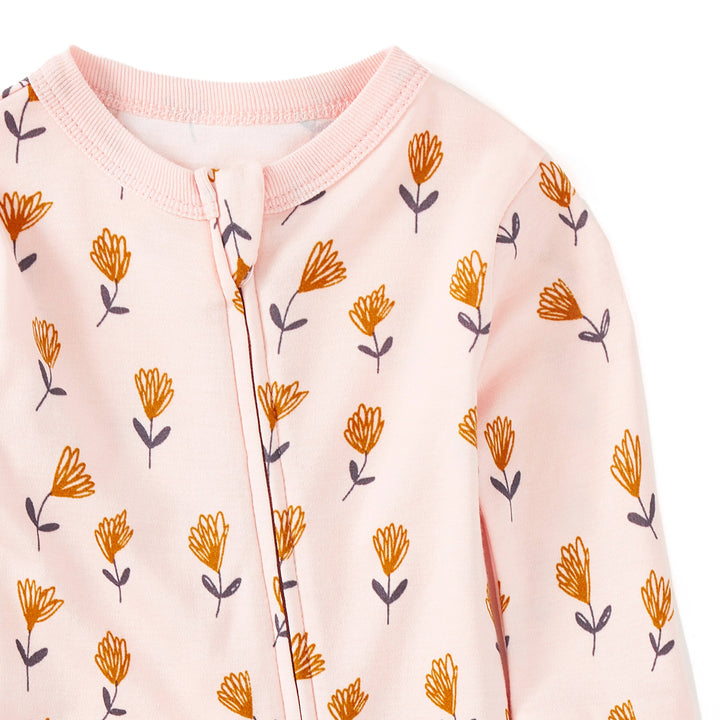Wild at Heart Bamboo Blend Convertible Coverall floral detail Apple Park
