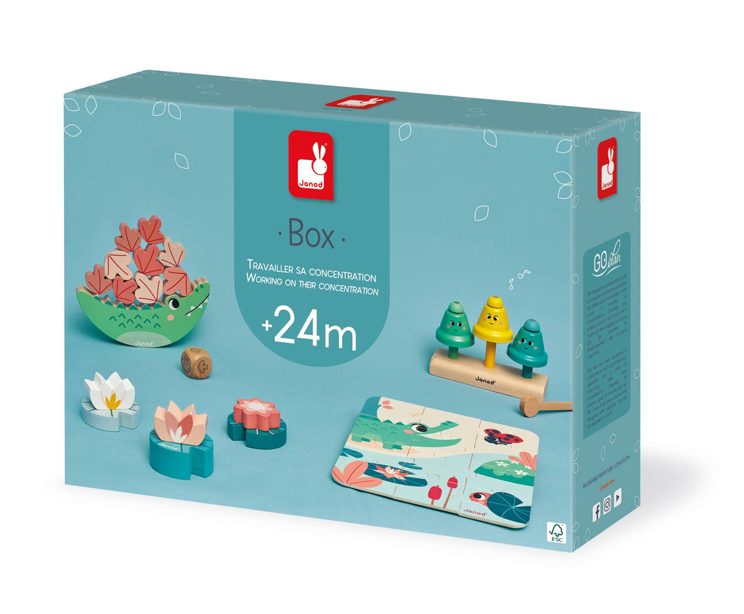 Janod 24 month toy box packaging and contents