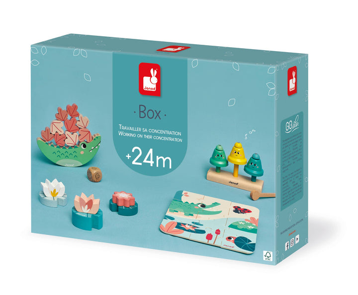Janod 24 month toy box packaging and contents