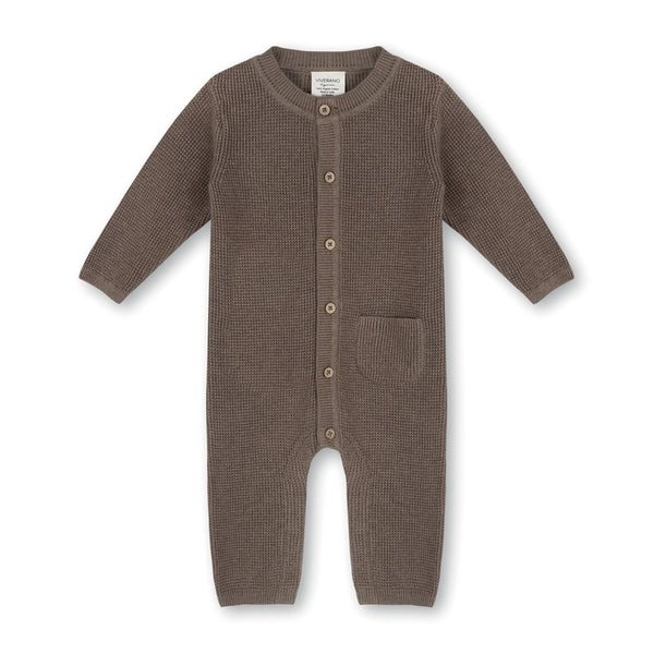 Viverano Organics chunky sweater onesie