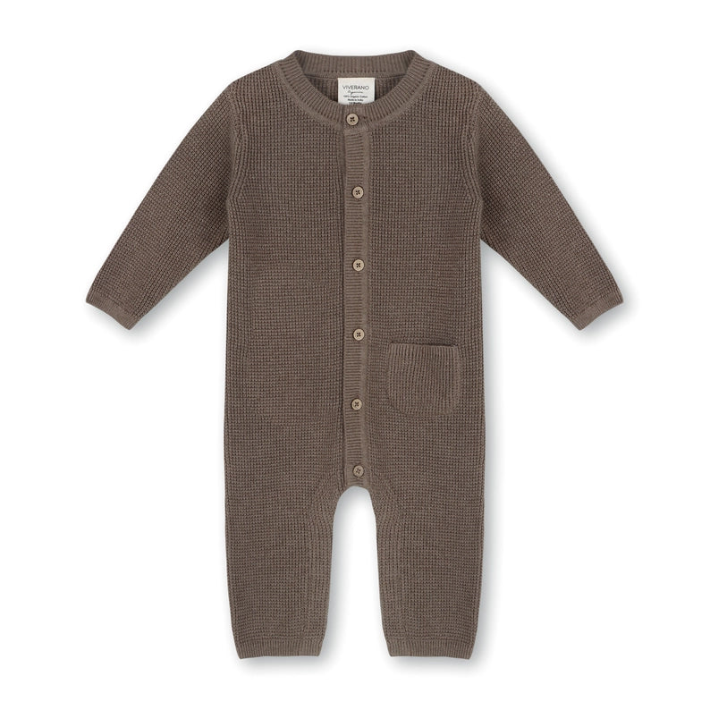 Viverano Organics chunky sweater onesie