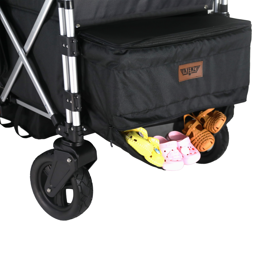 Keenz 7S+ stroller wagons shoe storage