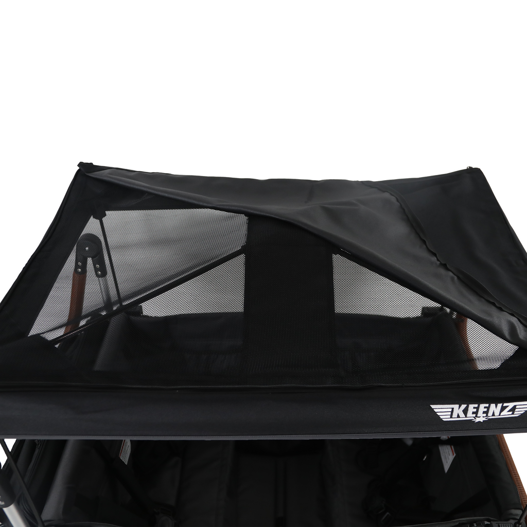 Keenz 7S+ kid wagon stroller in black