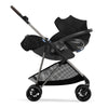 CYBEX  Cloud G lux baby stroller with car seat in black 