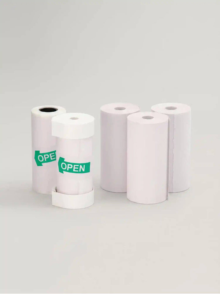 Model P Paper Refill by kiimento, 3 regular and 2 adhesive rolls, up to 300 prints