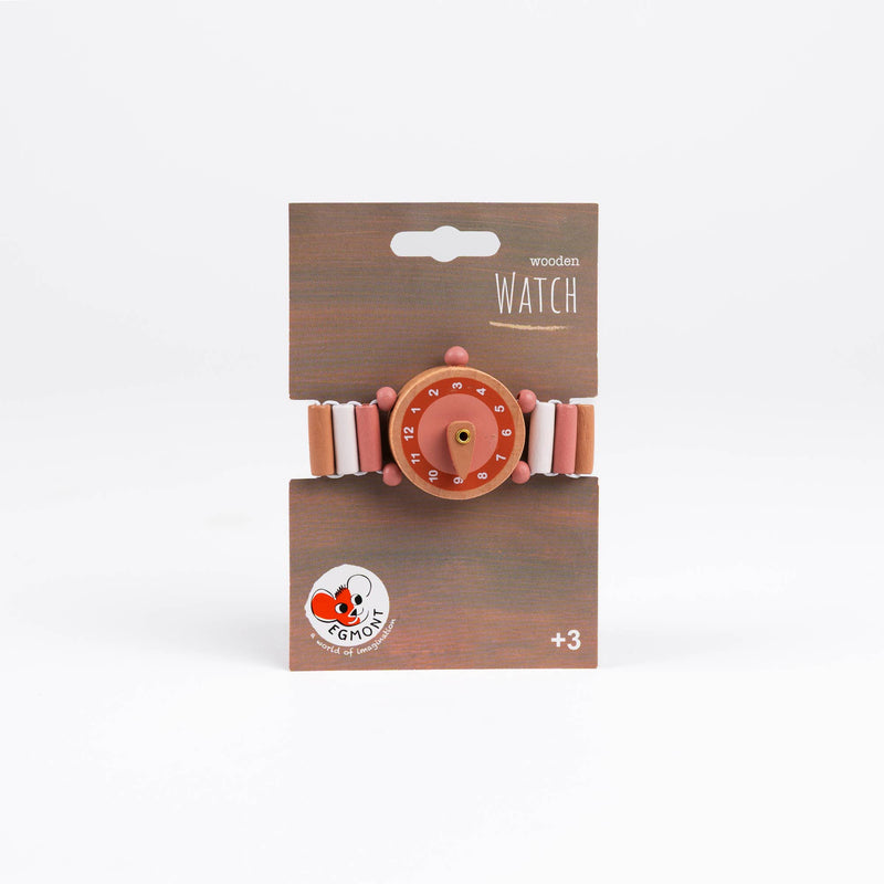 kids play pretend wooden watch by egmont toys for ages 3+