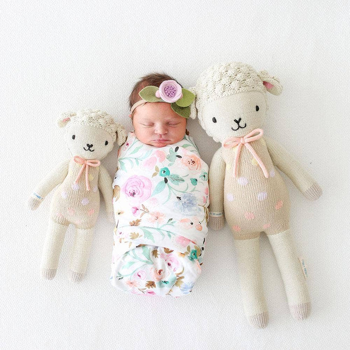 cuddle and kind lucy lamb hand woven in peru from organic cotton 
