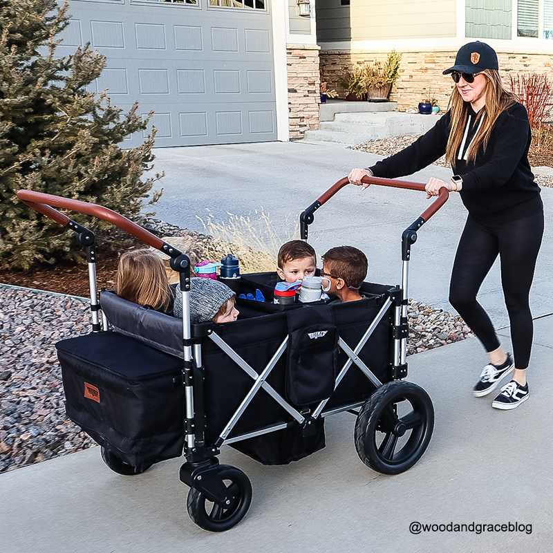 Keenz 7S+ best stroller wagon in black