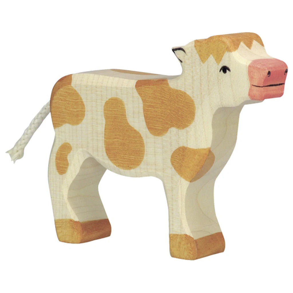 holztiger calf standing wood pretend play toy