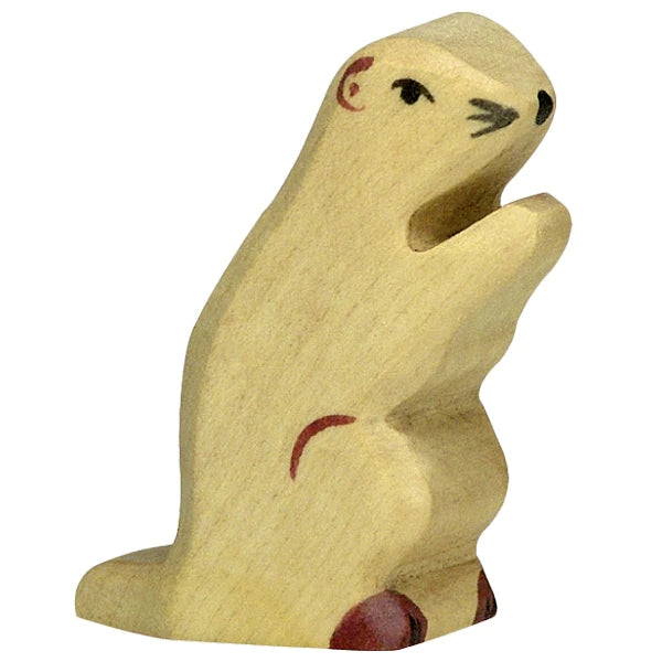 Holztiger Wooden Animals Figurines Otter kids toys