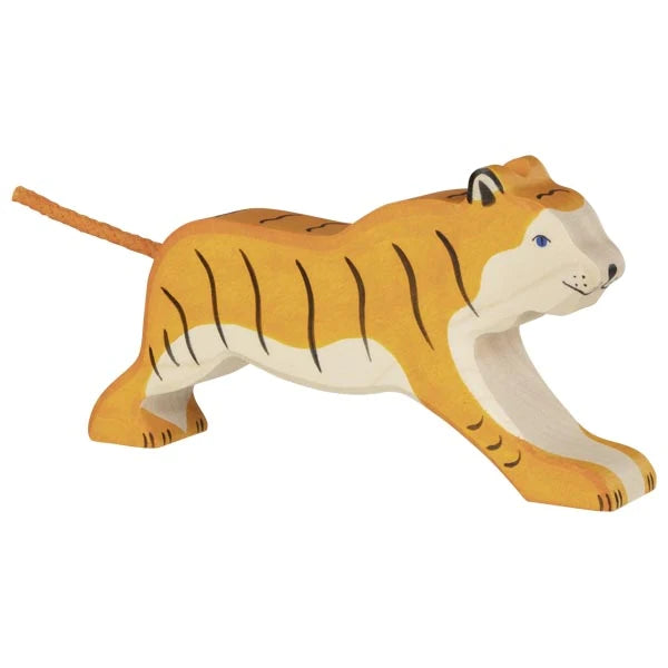 Holztiger wild animals toys tiger figurine
