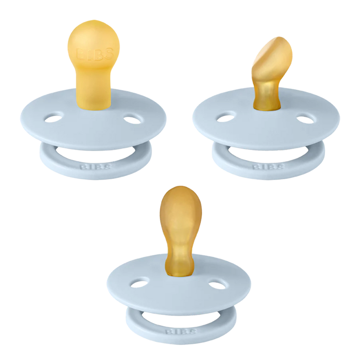 BIBS Binkies try-it pacifier collection Baby Blue