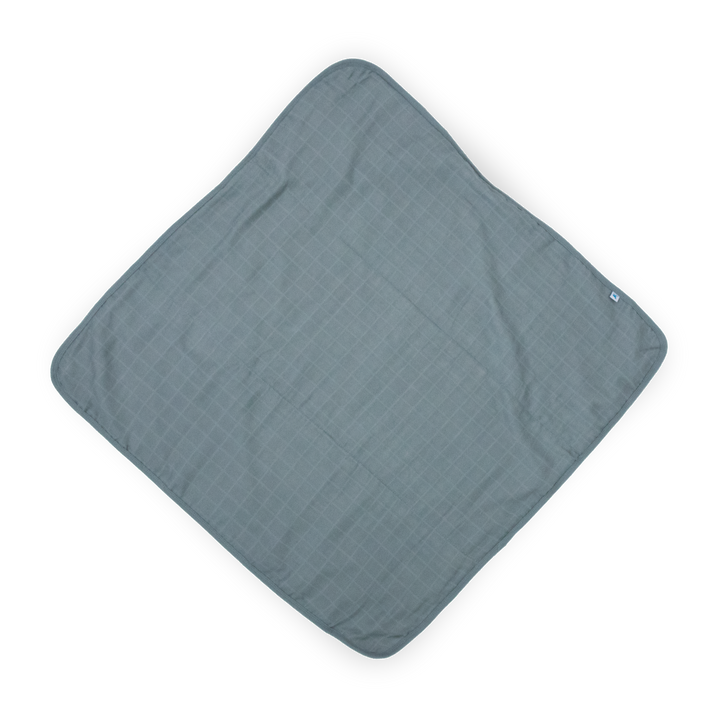 Little Unicorn Infant Hooded Towel - Sea featuring playful sea creature design, gentle baby bath towel for newborns