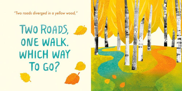 Gibbs Smith Little Poet Robert Frost: Two Roads poetry board book