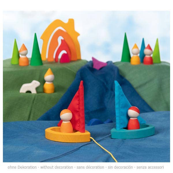 toddler handmade eurpoean sailboat toy goki 