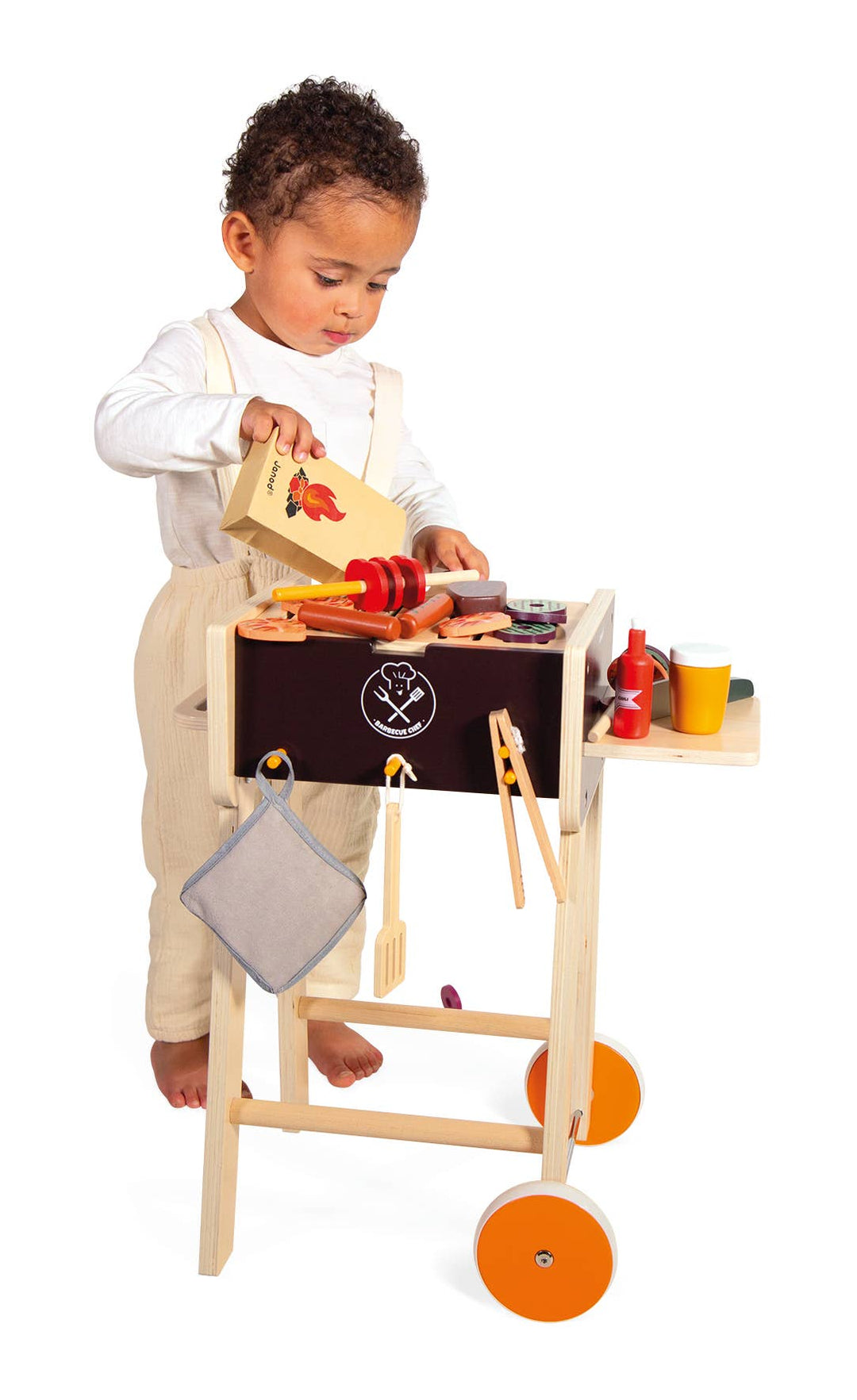 Shrimp and hotdog Janod Barbeque Play Set