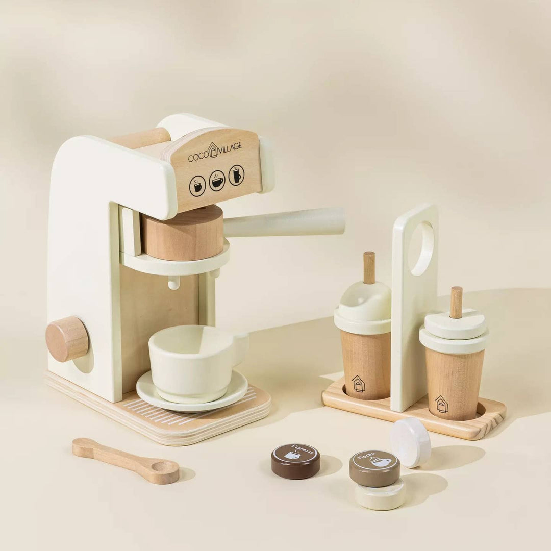Coco Village coffee maker kitchen play set