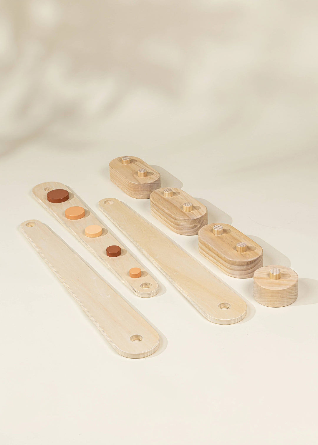 Encourage natural movement through the Coco Village Wooden Balance Beams Set in Natural, a great choice for montessori toy.