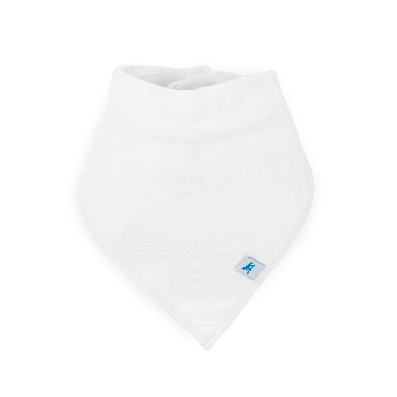 Dress your little one in Little Unicorn Woof Bandana Bib 4 Pack, gentle bib baby with fleece backing