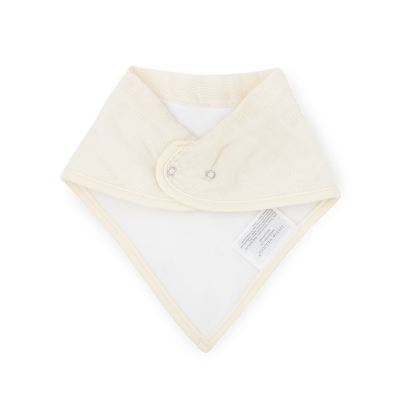 Keep mealtime tidy with Little Unicorn Pressed Petals bibs for babies