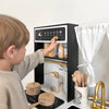 Tiny Land® Iconic Kitchen in Black wooden kitchen toys