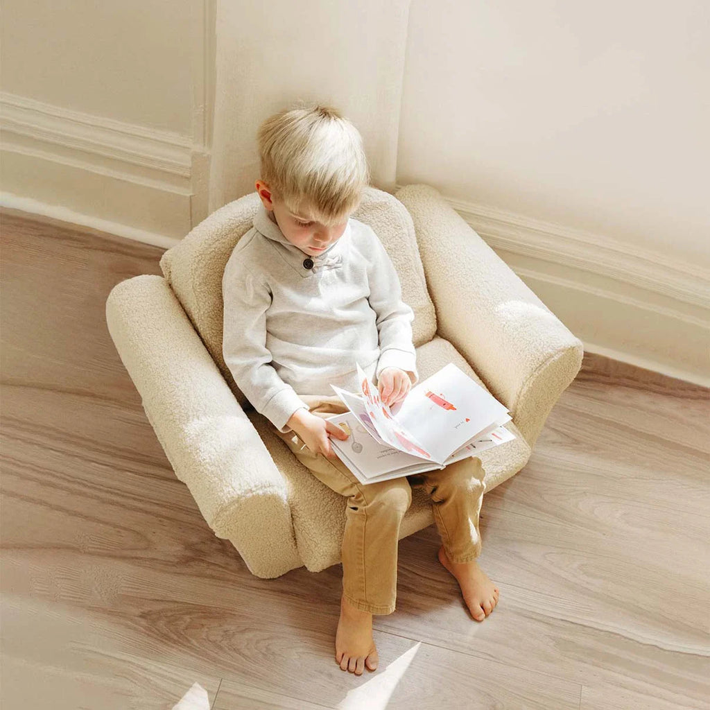 Tiny Land® Afternoon Couch Cream Kids Lounge Chair