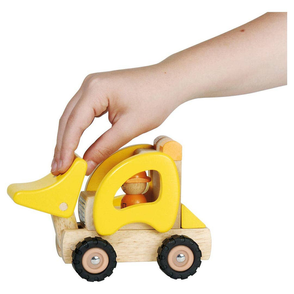 Montessori construction vehicle by Goki for toddlers