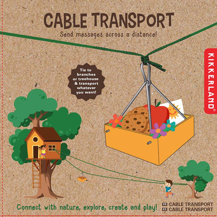 Huckleberry Cable Transport children's outdoor toy in package