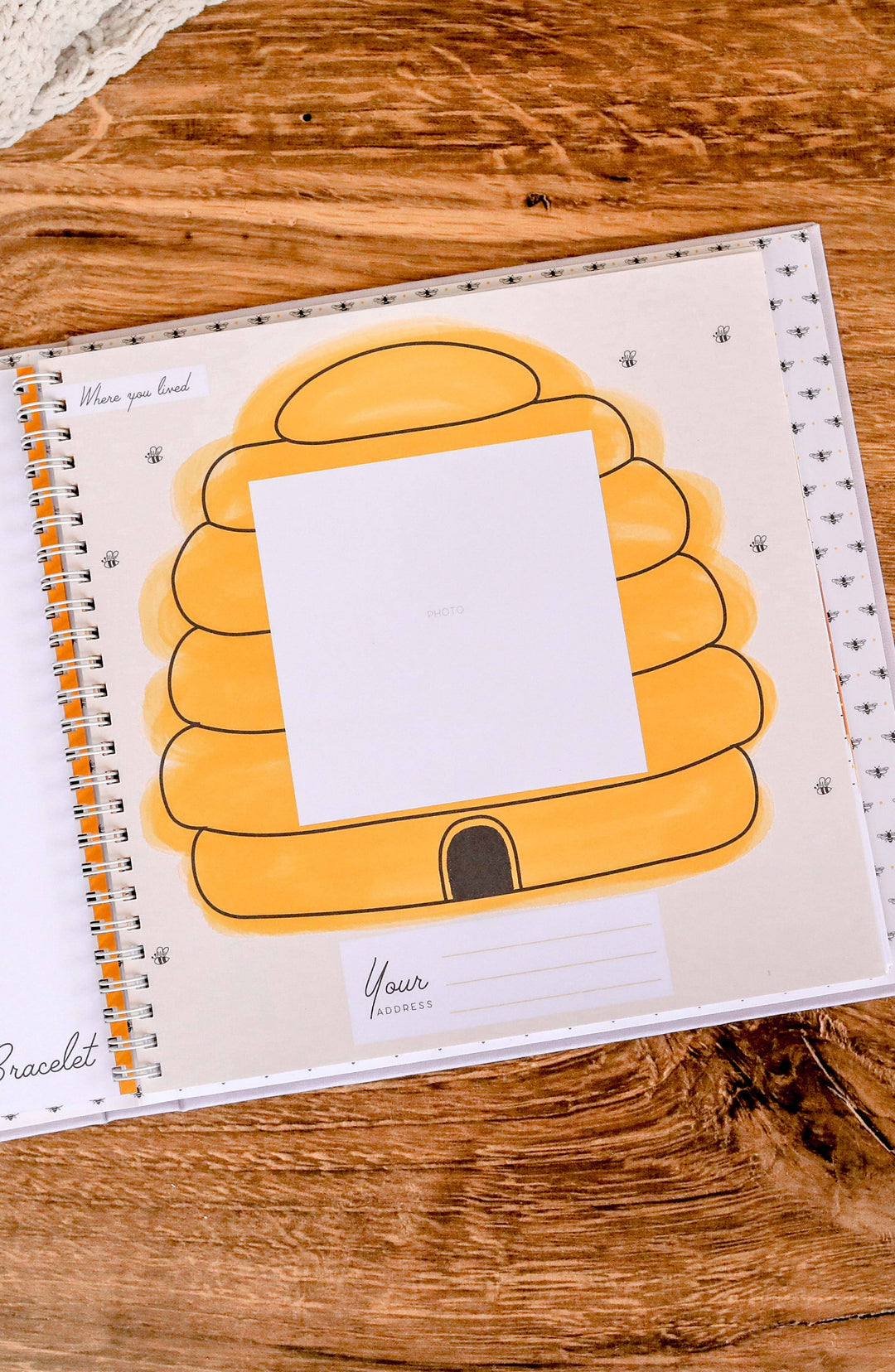 Luxury Baby Memory Book | Honey Bee