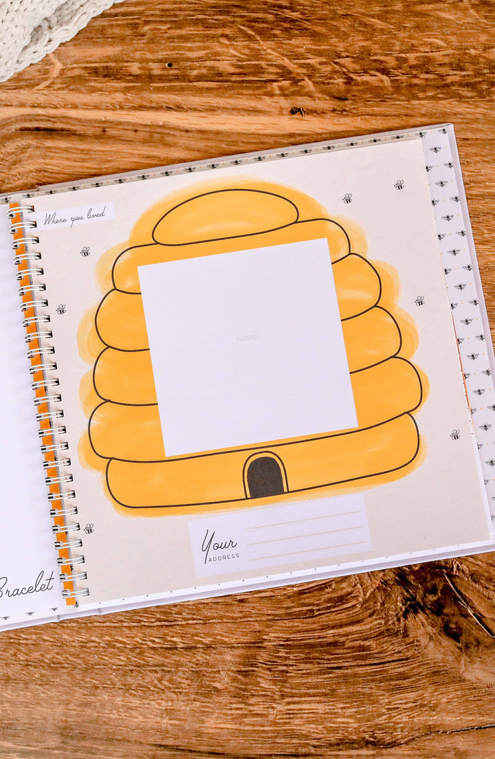 Luxury Baby Memory Book | Honey Bee