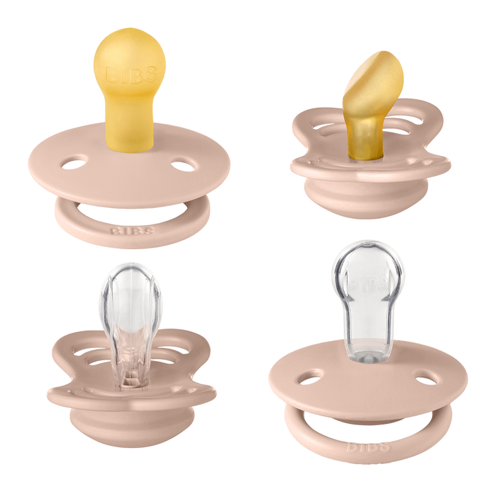 Blush BIBS Try It Collection, a must-have Bibs pacifier set for little ones.