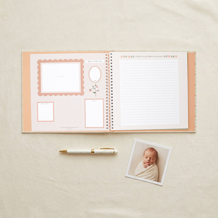 Baby Memory Book | Cottage Garden