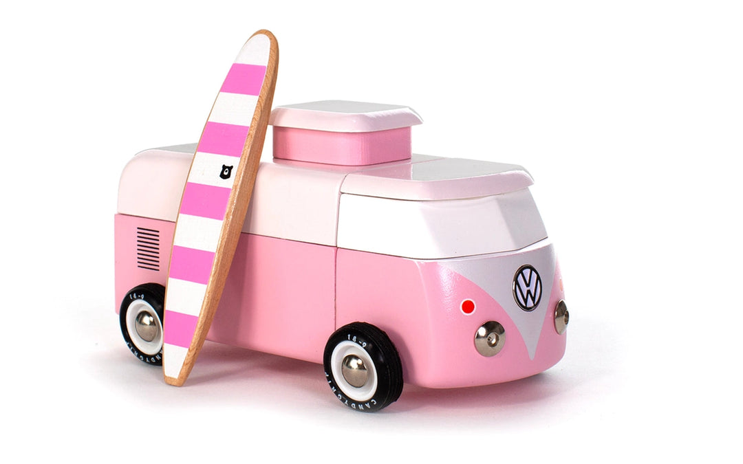 Candylab Americana Towie Tow Truck children's wooden vehicle with car perfect for towing adventures and pretend play