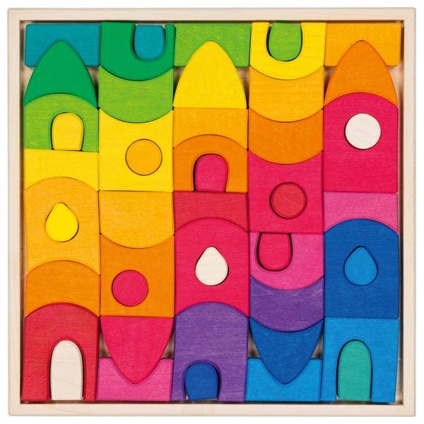 goki morgana wooden city puzzle 