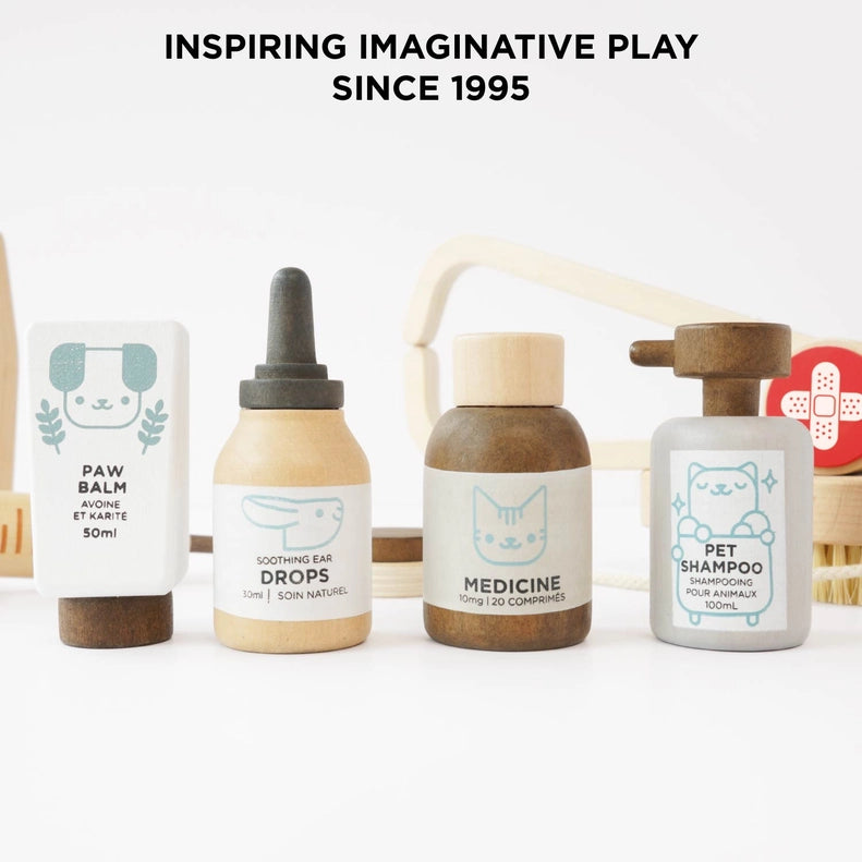 Packed with details, the Le Toy Van Animal Vet Set is a delightful choice for wooden toys that spark creativity.