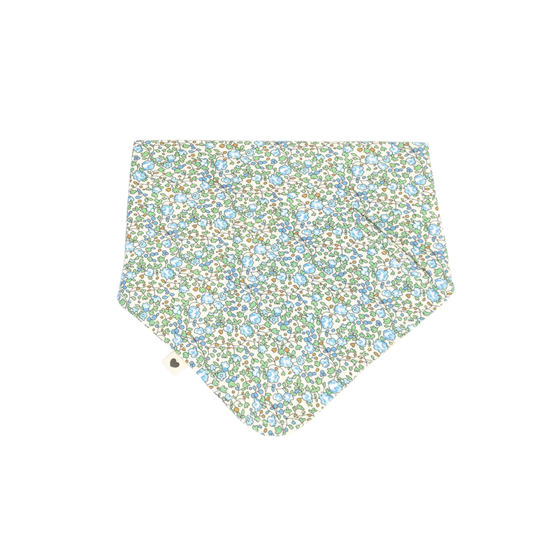 Delicate BIBS Liberty Bandana Bib Eloise Ivory, a timeless baby bib with floral Liberty design.
