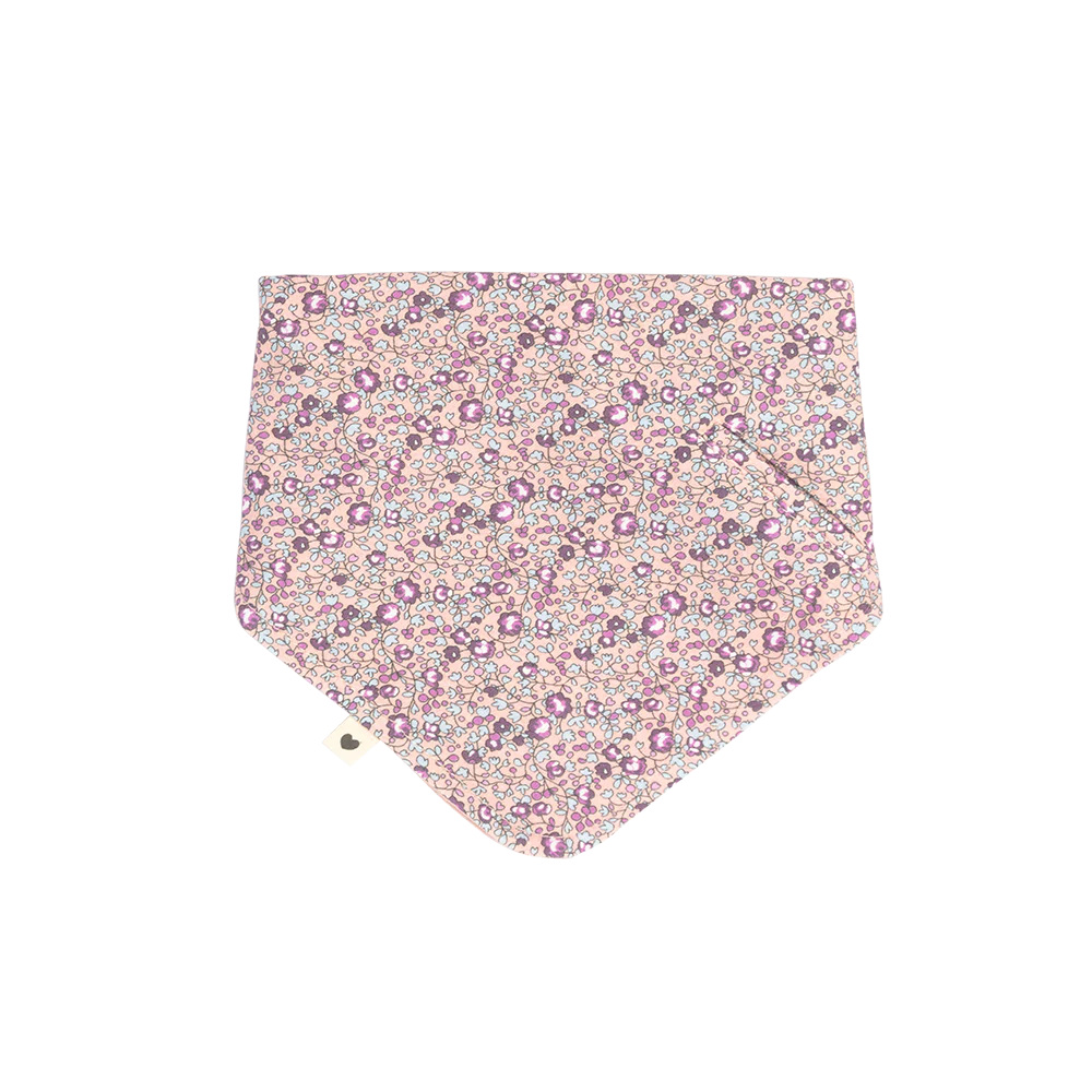 Lovely BIBS Liberty Bandana Bib Eloise Blush, perfect baby bandana bib for baby girl outfits.