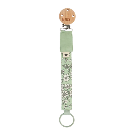 Liberty Capel Sage BIBS Pacifier Clip adds elegance to pacifier baby essentials.