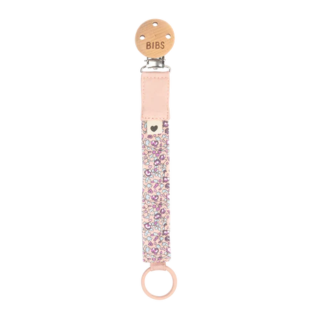 BIBS/Liberty pacifier clip in Eloise/Blush