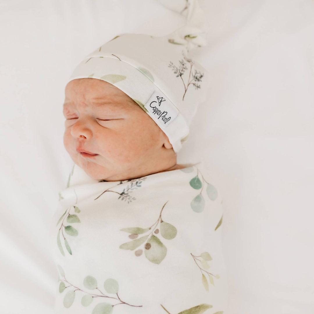 Haven knit swaddle by Copper Pearl — best baby blanket for newborns and infants