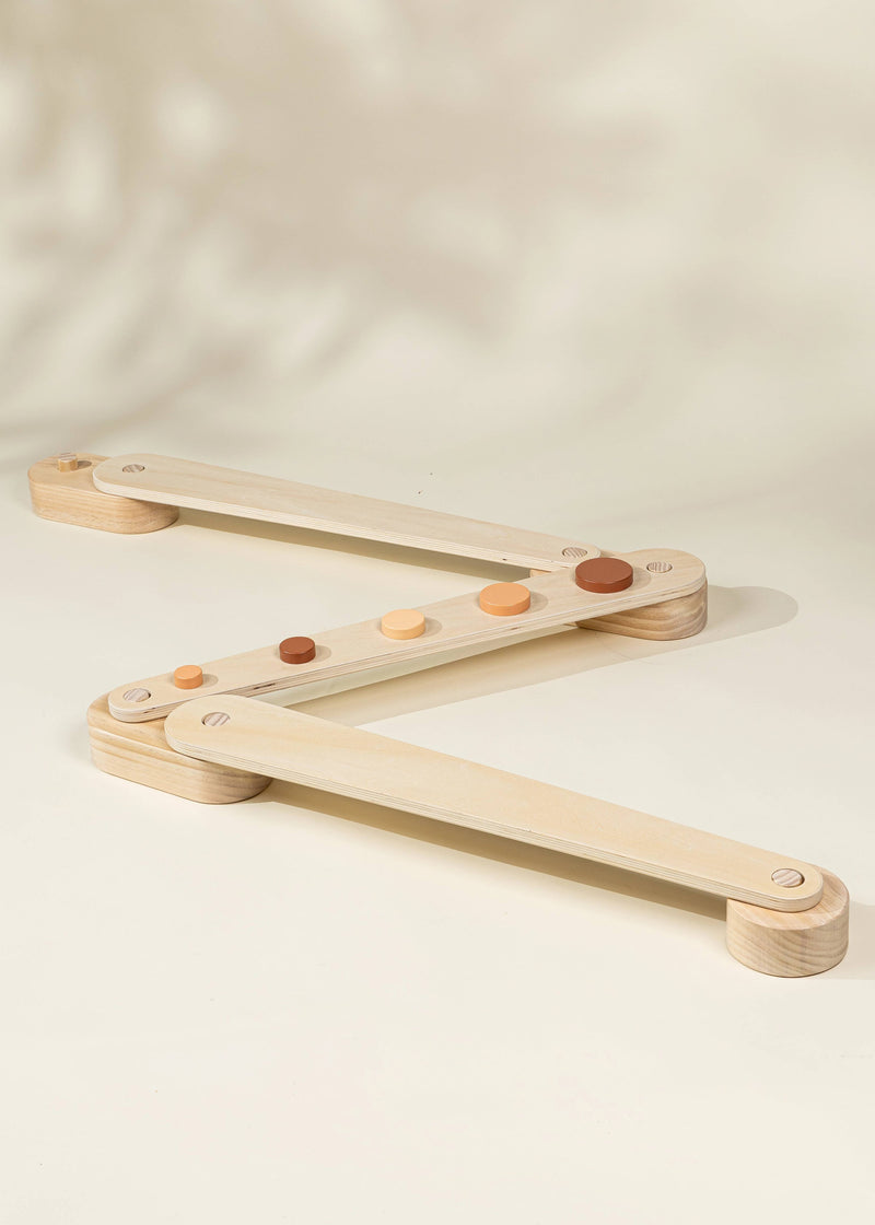 Keep your toddler active with the Coco Village Wooden Balance Beams Set in Natural, a great choice for pretend play.