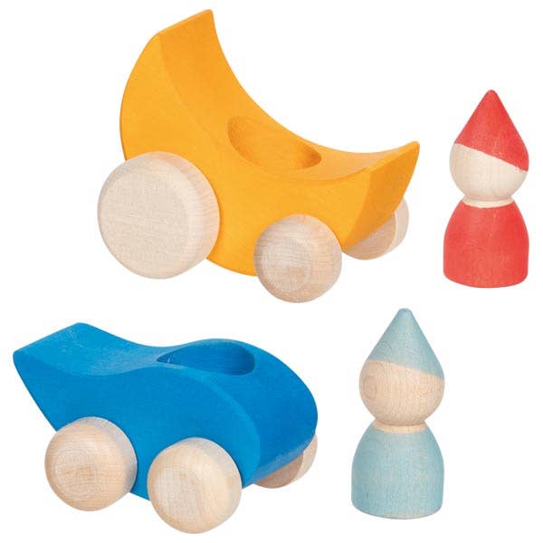 wooden gnome goki toy cars 