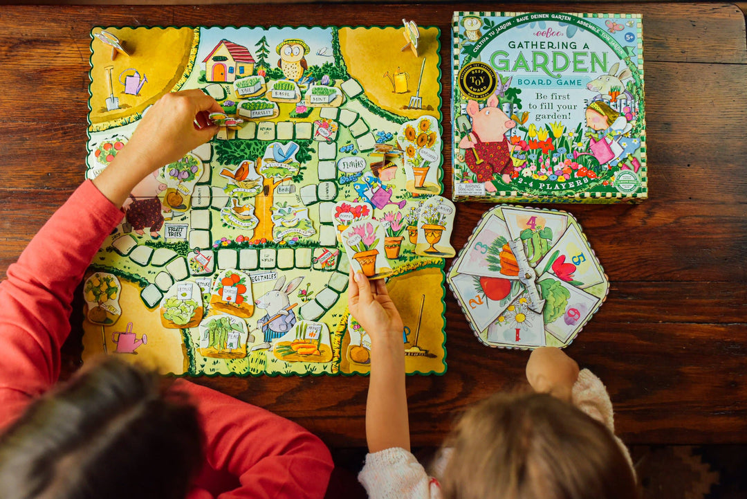 eeBoo Garden Foil Game Oppenheim Gold Award winner family board game for ages 5 and up