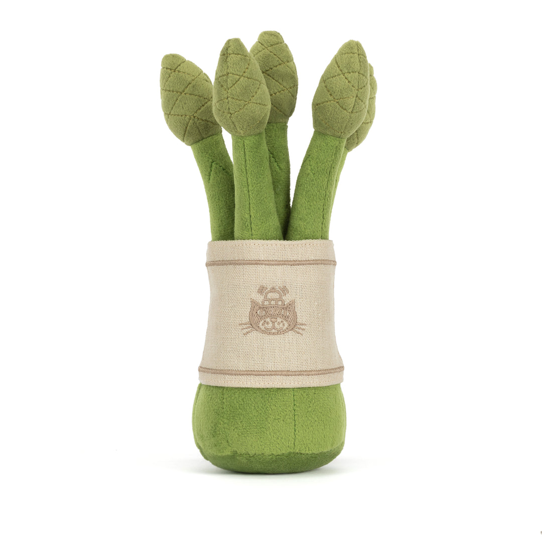 Add character to playtime with Jellycat Amuseables Asparagus, a soft plushie perfect for gifting